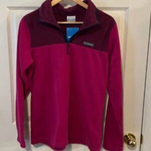NWT Columbia Midnight Lake 1/4 Zip Fleece Pullover